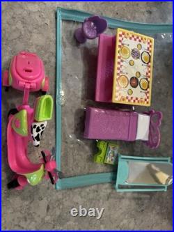 HUGE LOT Vintage Polly Pocket So Hip Cruise Ship Dolls House Accessories Lila