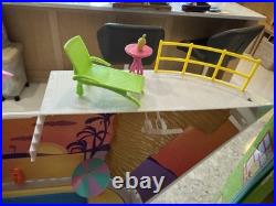 HUGE LOT Vintage Polly Pocket So Hip Cruise Ship Dolls House Accessories Lila