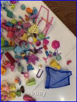 HUGE LOT Vintage Polly Pocket So Hip Cruise Ship Dolls House Accessories Lila