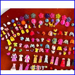 HUGE Lot 600+ Pieces Vintage Polly Pocket Clothes Shoes Accessories
