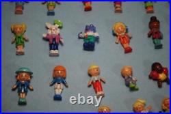 HUGE Lot Vintage Polly Pocket Figures Animals & Accessories Rare HTF OVER 80 pcs