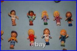 HUGE Lot Vintage Polly Pocket Figures Animals & Accessories Rare HTF OVER 80 pcs