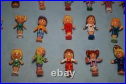 HUGE Lot Vintage Polly Pocket Figures Animals & Accessories Rare HTF OVER 80 pcs