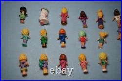 HUGE Lot Vintage Polly Pocket Figures Animals & Accessories Rare HTF OVER 80 pcs