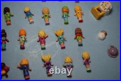 HUGE Lot Vintage Polly Pocket Figures Animals & Accessories Rare HTF OVER 80 pcs