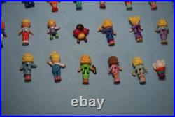 HUGE Lot Vintage Polly Pocket Figures Animals & Accessories Rare HTF OVER 80 pcs