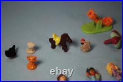 HUGE Lot Vintage Polly Pocket Figures Animals & Accessories Rare HTF OVER 80 pcs