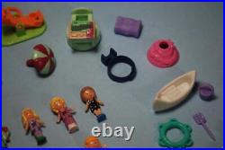 HUGE Lot Vintage Polly Pocket Figures Animals & Accessories Rare HTF OVER 80 pcs