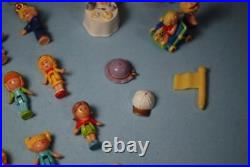 HUGE Lot Vintage Polly Pocket Figures Animals & Accessories Rare HTF OVER 80 pcs