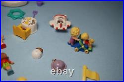 HUGE Lot Vintage Polly Pocket Figures Animals & Accessories Rare HTF OVER 80 pcs