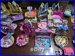 HUGE Lot Vtg Polly Pocket Playsets With Figures & Accessories