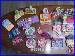 HUGE Lot Vtg Polly Pocket Playsets With Figures & Accessories