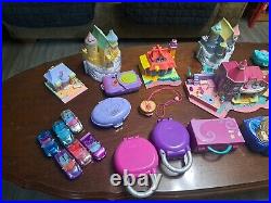 HUGE Lot Vtg Polly Pocket Playsets With Figures & Accessories