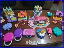 HUGE Lot Vtg Polly Pocket Playsets With Figures & Accessories