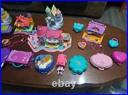 HUGE Lot Vtg Polly Pocket Playsets With Figures & Accessories