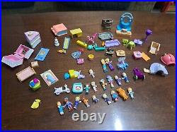 HUGE Lot Vtg Polly Pocket Playsets With Figures & Accessories