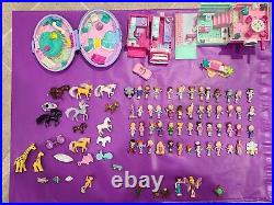 HUGE Lot of Rare Vintage Bluebird Polly Pocket Figures Over 70 Pieces Total