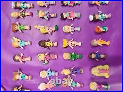 HUGE Lot of Rare Vintage Bluebird Polly Pocket Figures Over 70 Pieces Total