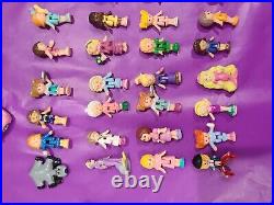 HUGE Lot of Rare Vintage Bluebird Polly Pocket Figures Over 70 Pieces Total