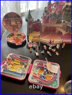 HUGE Lot of Vintage Bluebird Polly Pocket Figures 23 Play sets Plus Accessories