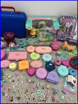 HUGE Polly Pocket Bundle 160+ Dolls / Accessories 50+ Playsets Vintage Bluebird