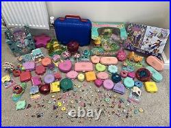 HUGE Polly Pocket Bundle 160+ Dolls / Accessories 50+ Playsets Vintage Bluebird