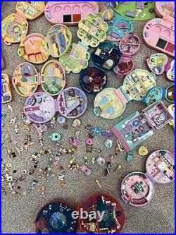 HUGE Polly Pocket Bundle 160+ Dolls / Accessories 50+ Playsets Vintage Bluebird