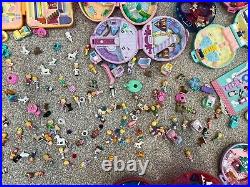 HUGE Polly Pocket Bundle 160+ Dolls / Accessories 50+ Playsets Vintage Bluebird