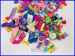 HUGE Polly Pocket Lot Figures 30 Dolls Clothes Shoes Accessories Purses