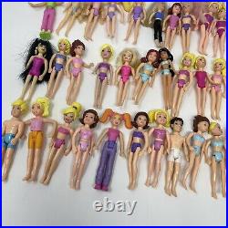 HUGE Polly Pocket Lot Figures, Dolls, Clothes, Shoes, Accessories, Disney