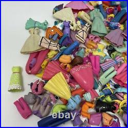 HUGE Polly Pocket Lot Figures, Dolls, Clothes, Shoes, Accessories, Disney