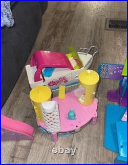 HUGE VTG Lot Polly Pocket Dolls, Play Sets, Clothing/Shoes/Accessories & Cars