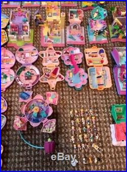 HUGE Vintage Lot of 31 BLUEBIRD Polly Pocket Compacts People Mat ++ More Lot 1
