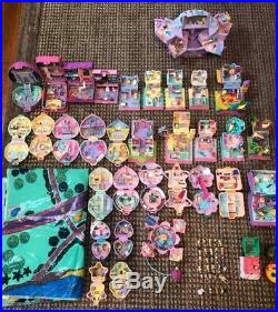 HUGE Vintage Lot of 31 BLUEBIRD Polly Pocket Compacts People Mat ++ More Lot 1