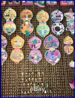 HUGE Vintage Lot of 33 BLUEBIRD Polly Pocket Houses & Compacts 1980-1990 LOT 2