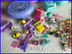 HUGE Vintage Lot of 45 BLUEBIRD Polly Pocket Houses and Compacts 1989 1996