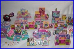 HUGE Vintage Polly Pocket BlueBird Toy Lot Houses Figures Acc 1994 1995 etc