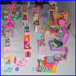 HUGE Vintage Polly Pocket BlueBird Toy Lot Houses Figures Acc 1994 1995 etc