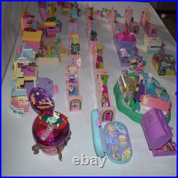 HUGE Vintage Polly Pocket BlueBird Toy Lot Houses Figures Acc 1994 1995 etc