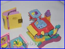 HUGE Vintage Polly Pocket BlueBird Toy Lot Houses Figures Acc 1994 1995 etc