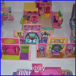 HUGE Vintage Polly Pocket BlueBird Toy Lot Houses Figures Acc 1994 1995 etc