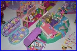 HUGE Vintage Polly Pocket BlueBird Toy Lot Houses Figures Acc 1994 1995 etc