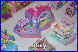 HUGE Vintage Polly Pocket BlueBird Toy Lot Houses Figures Acc 1994 1995 etc