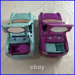 HUGE Vtg Y2K Polly Pocket Lot 155+ Pcs Magnetic Dolls Limo Horses Cars BUNDLE