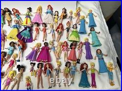 Huge Lot 900+ pcs Polly Pocket & Disney 70+ Dolls Clothes Shoes Accessories VTG