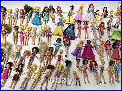 Huge Lot 900+ pcs Polly Pocket & Disney 70+ Dolls Clothes Shoes Accessories VTG