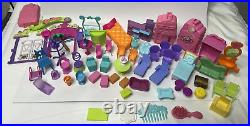 Huge Lot 900+ pcs Polly Pocket & Disney 70+ Dolls Clothes Shoes Accessories VTG