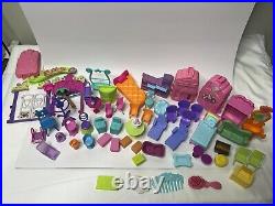 Huge Lot 900+ pcs Polly Pocket & Disney 70+ Dolls Clothes Shoes Accessories VTG