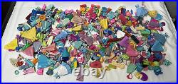 Huge Lot 900+ pcs Polly Pocket & Disney 70+ Dolls Clothes Shoes Accessories VTG