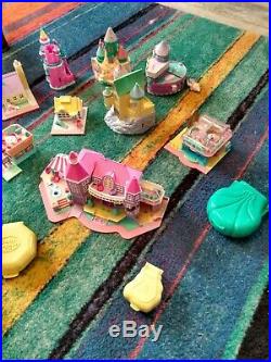 Huge Lot Of Vintage Polly Pocket Buildings and Figurines